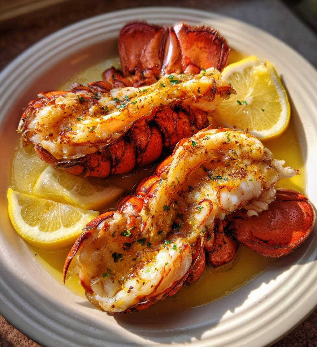 how to poach lobster tails