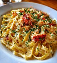 lobster alfredo pasta