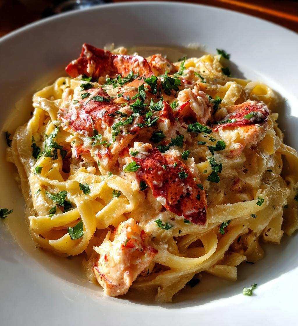 lobster alfredo recipe