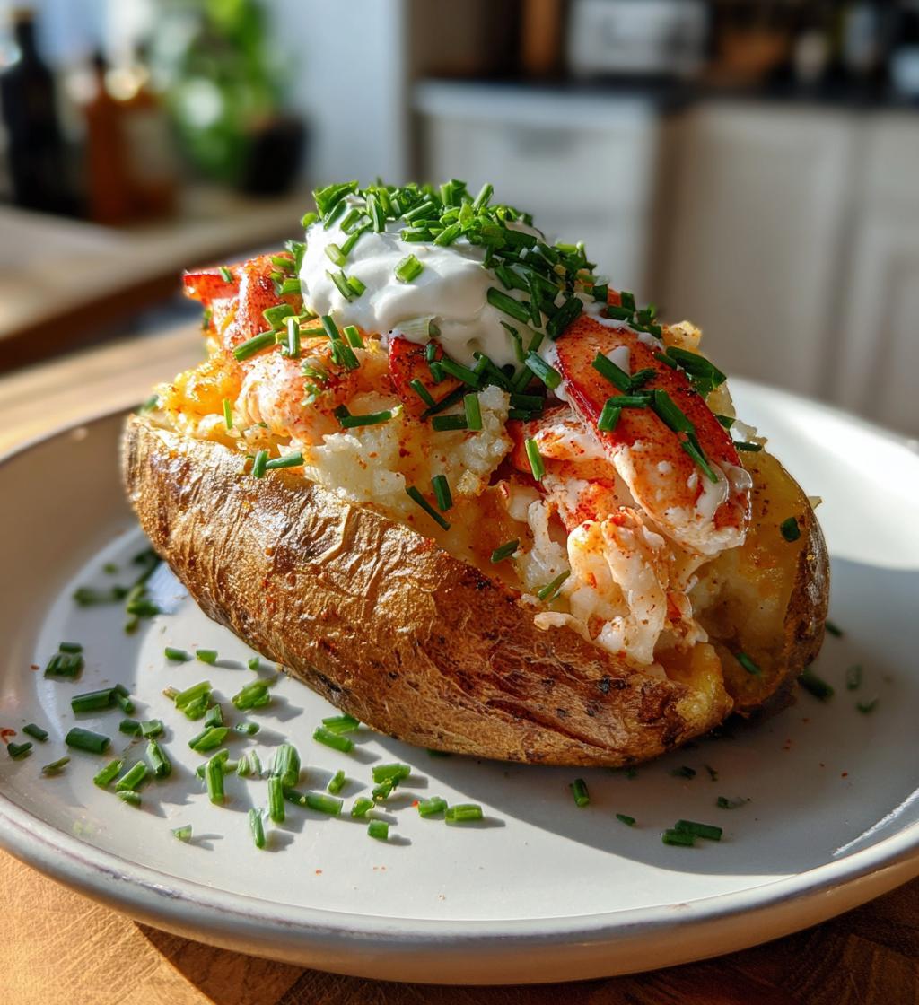 lobster baked potato