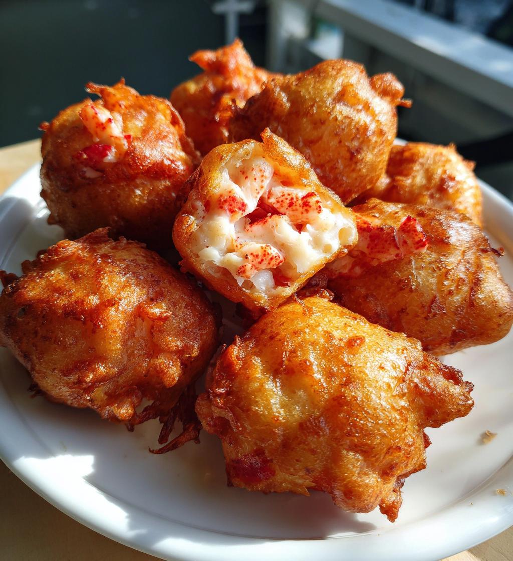 lobster beignets
