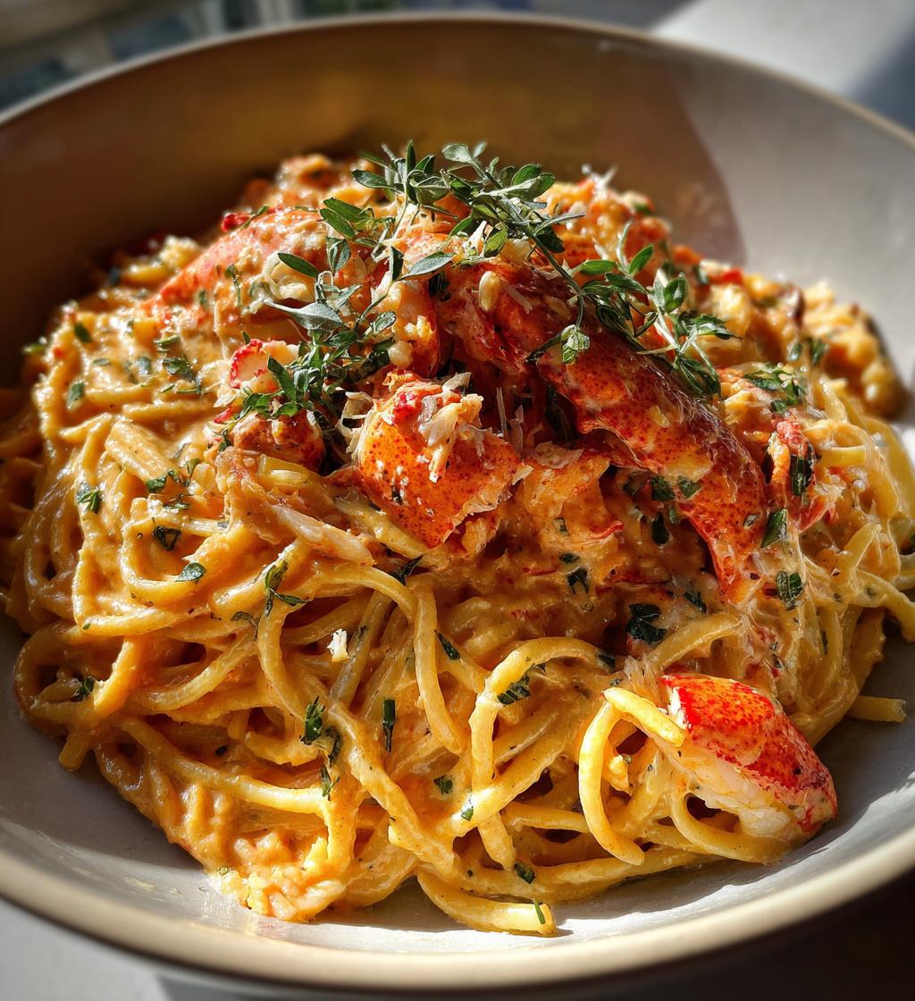 lobster bisque pasta sauce