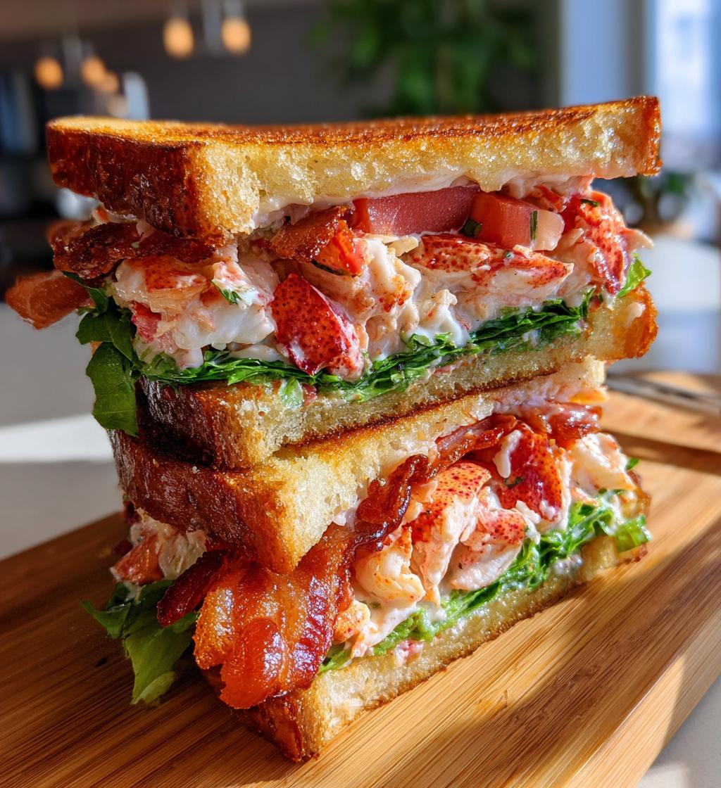 lobster blt sandwich