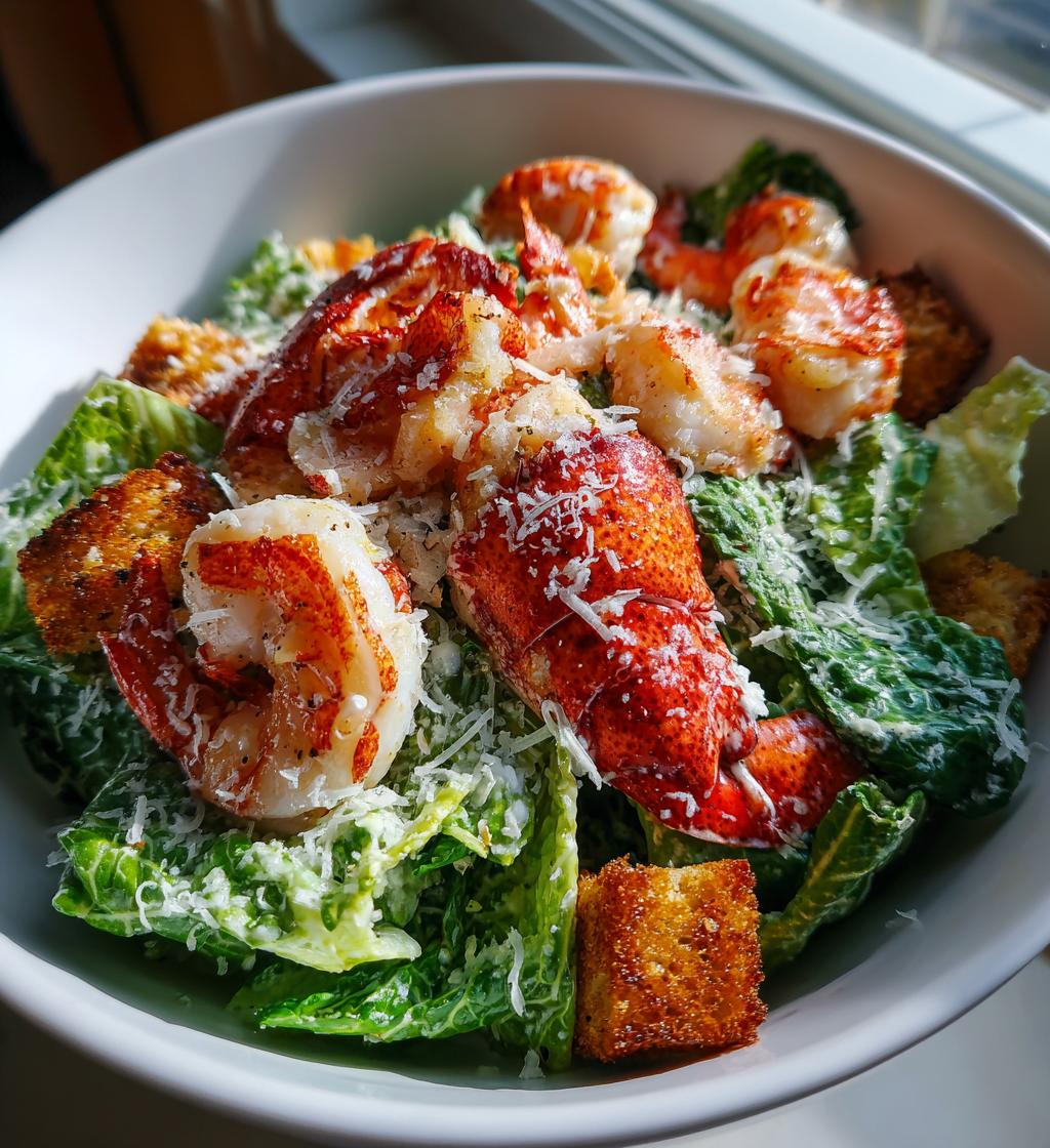 lobster caesar salad