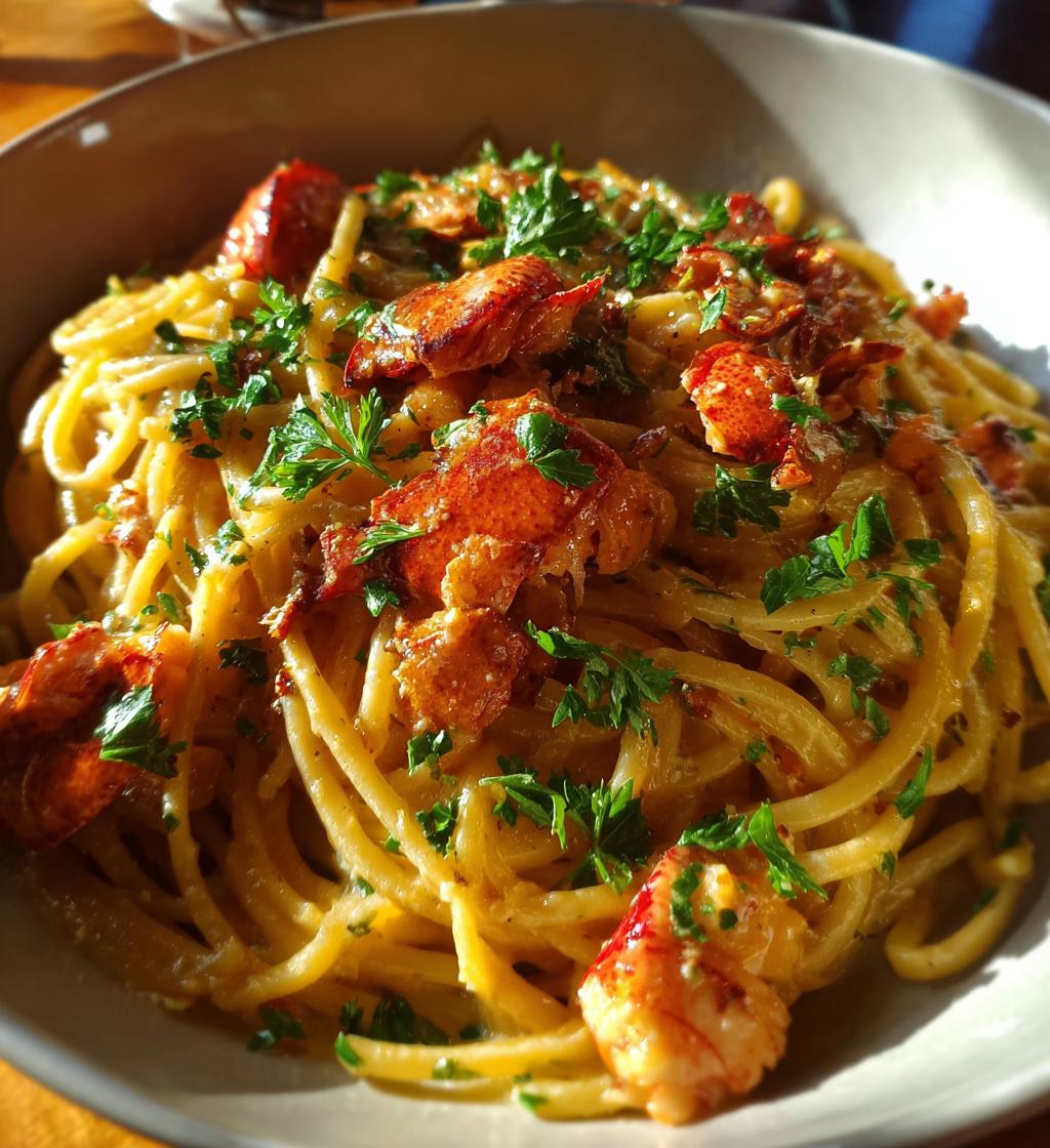 lobster carbonara