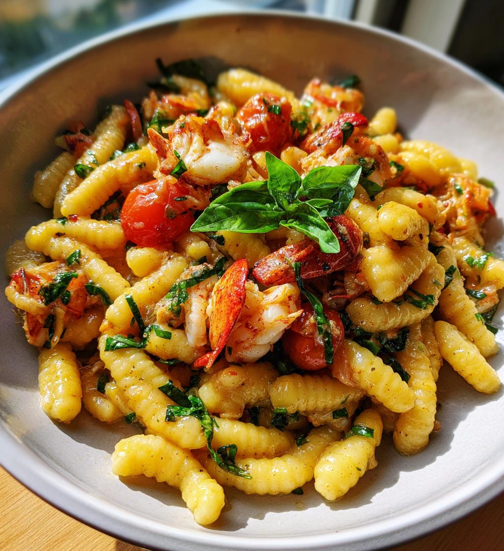 lobster cavatelli