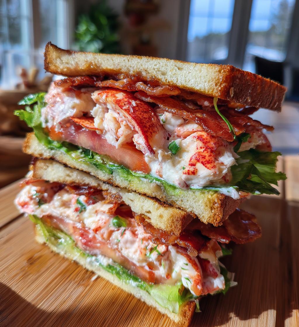 lobster club sandwich