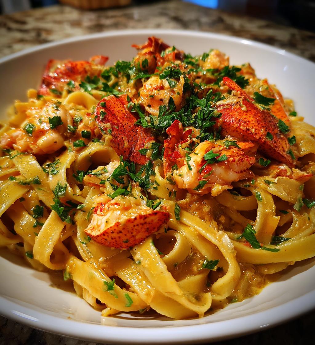 lobster fettucine recipe