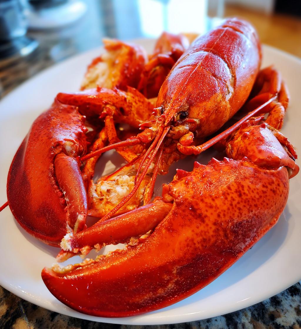 lobster in ocean
