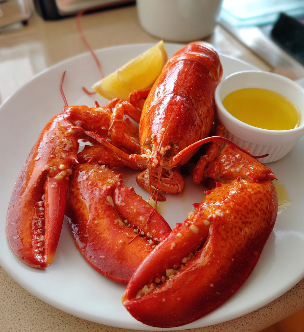 lobster in the sea