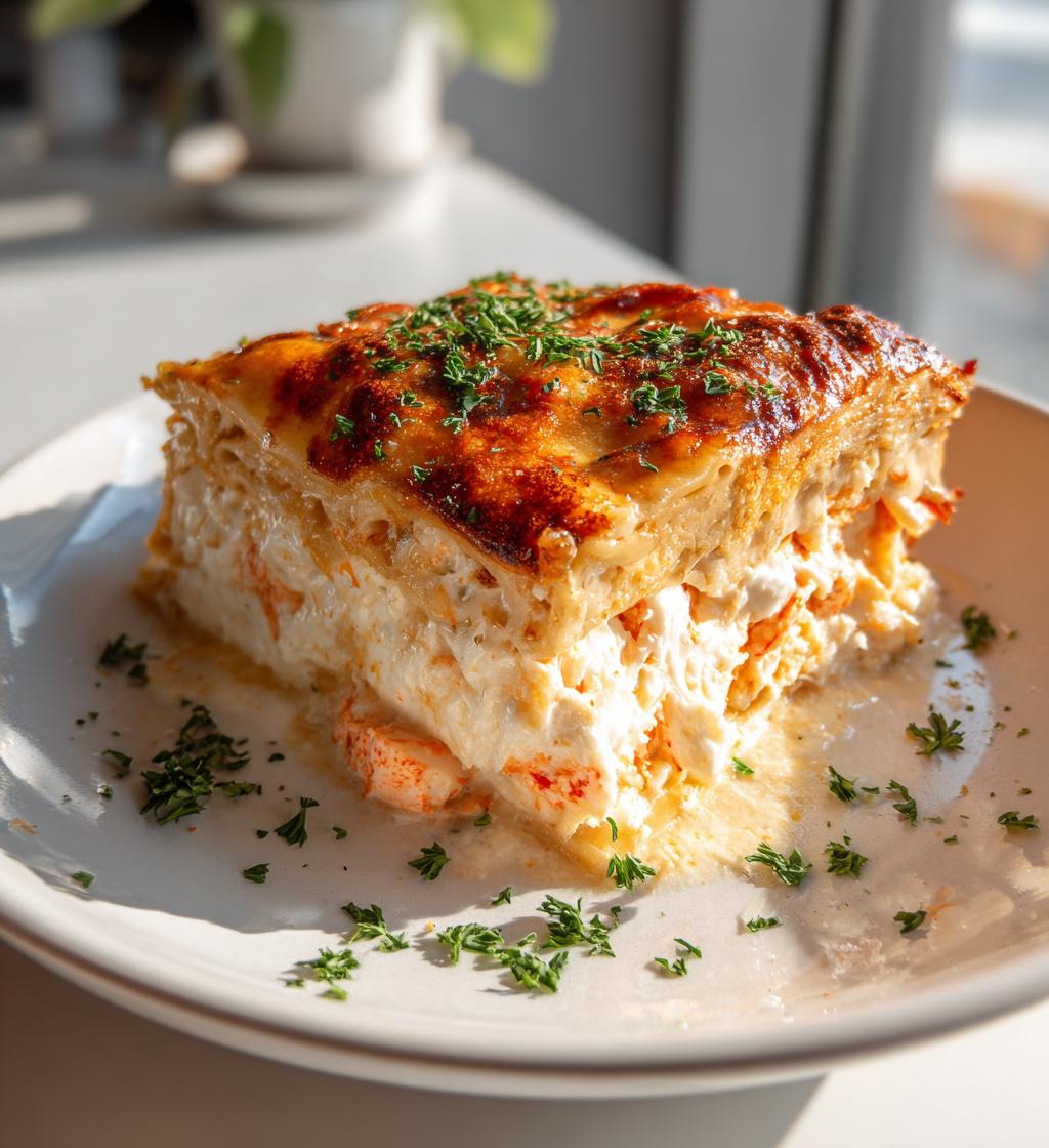 lobster lasagna