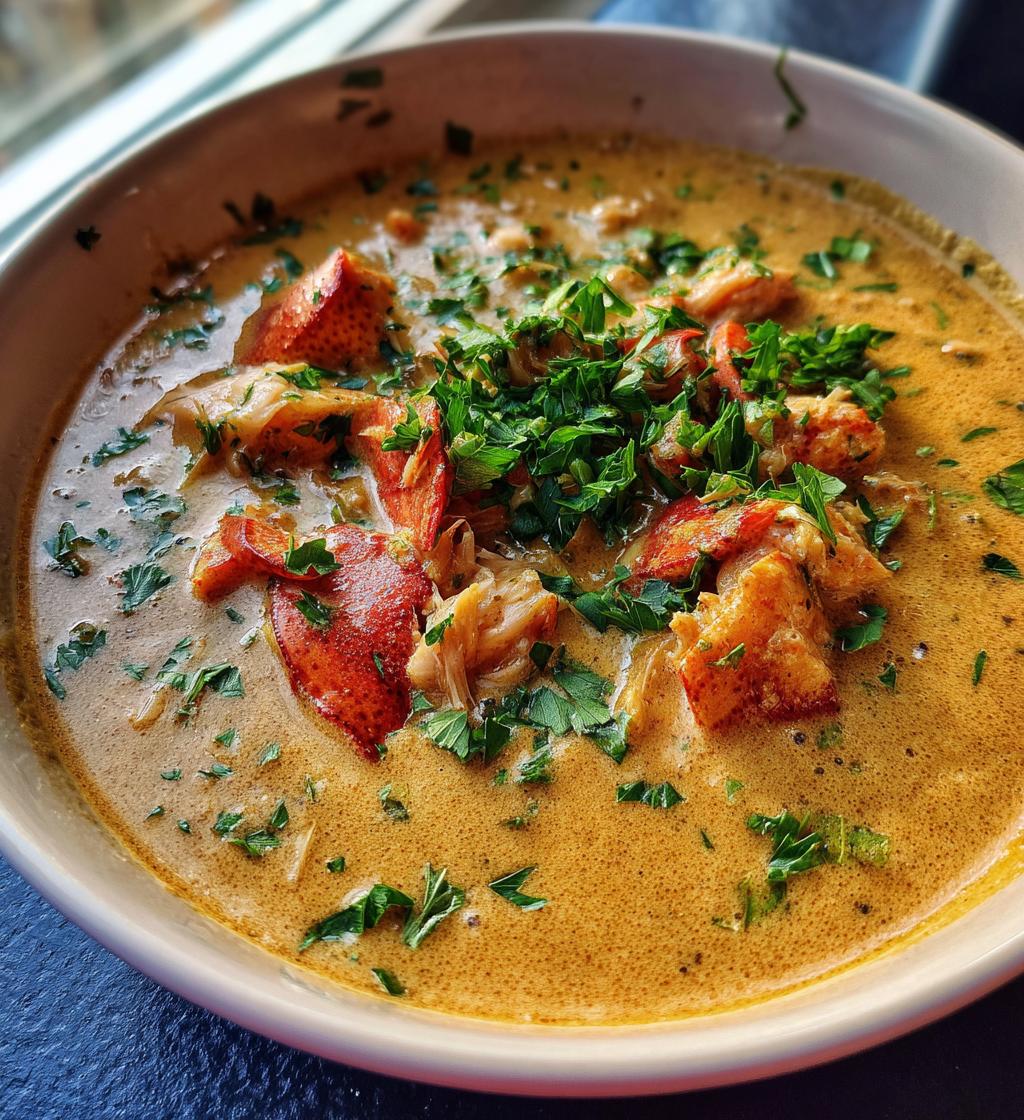 lobster mushroom bisque