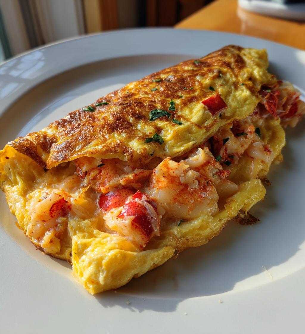 lobster omelette