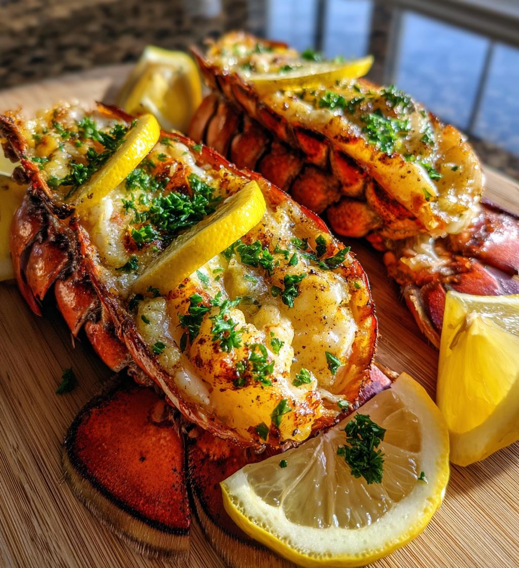 lobster tail presentation