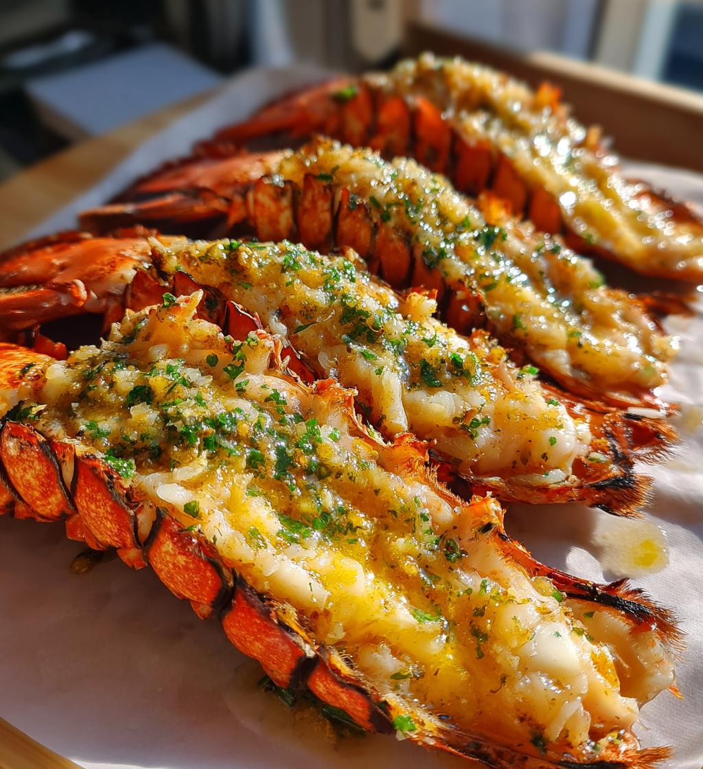 lobster tails on the grill