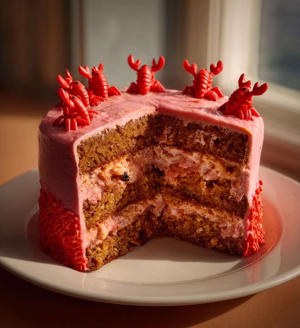 lobster themed cake