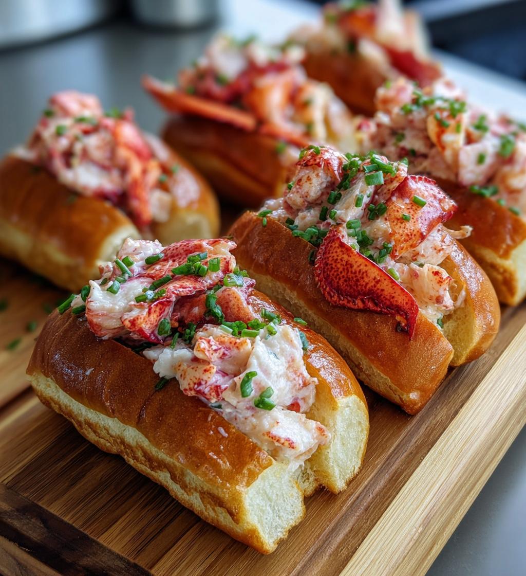 mini brioche lobster rolls
