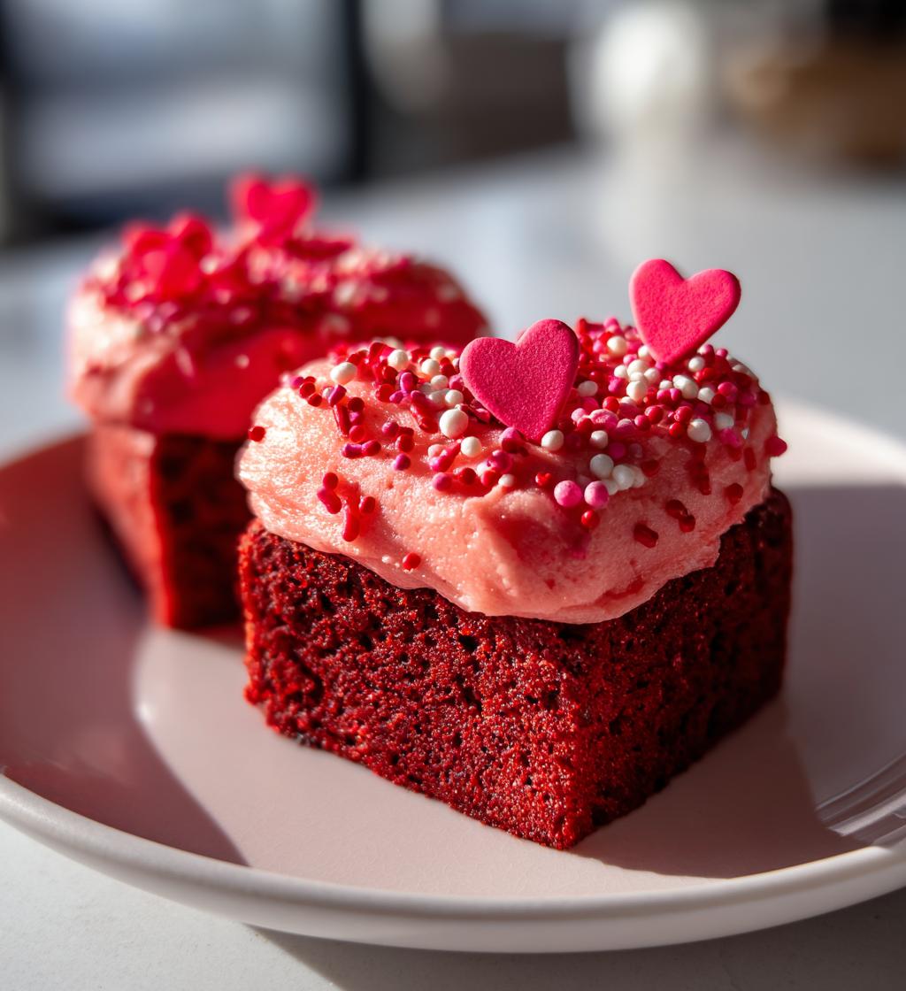 mini valentine cakes