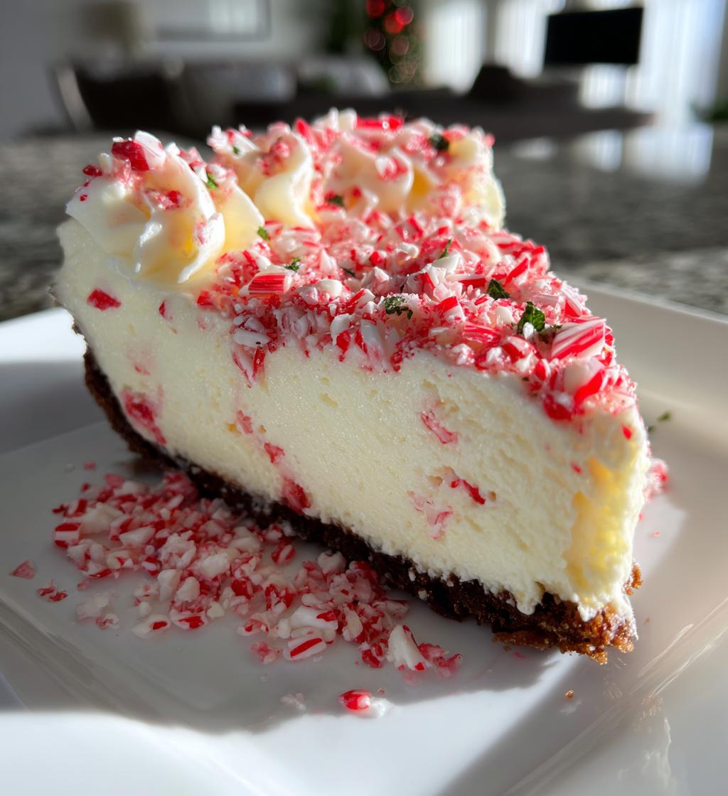 no bake peppermint cheesecake