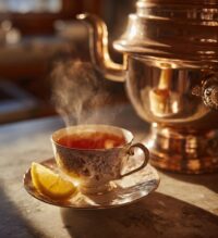 old russian tea samovar