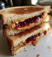 peanut butter and jelly sandwich