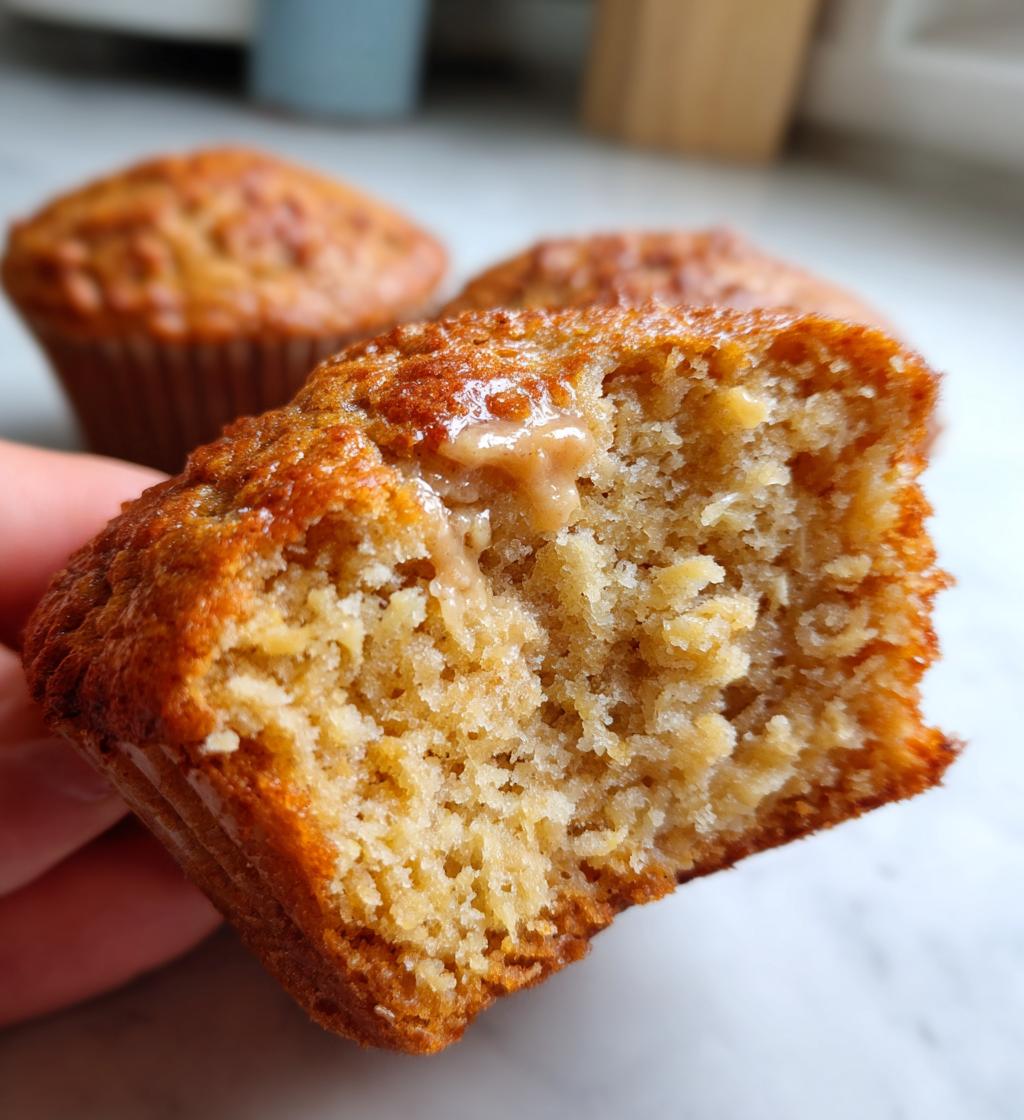 peanut butter banana muffins
