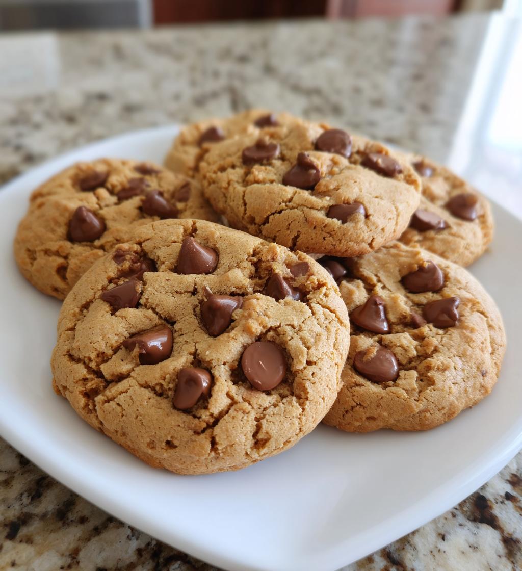 peanut butter chocolate chip cookies