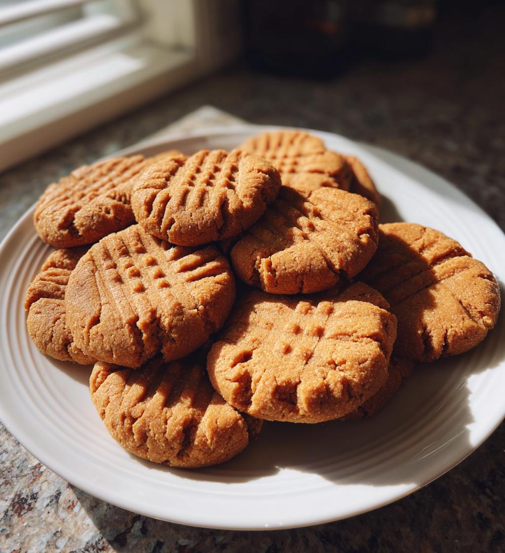 peanut butter cookies 3 ingredient