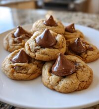 peanut butter hershey kiss cookies