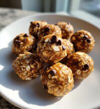 peanut butter oatmeal protein balls