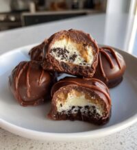 peanut butter oreo buckeyes