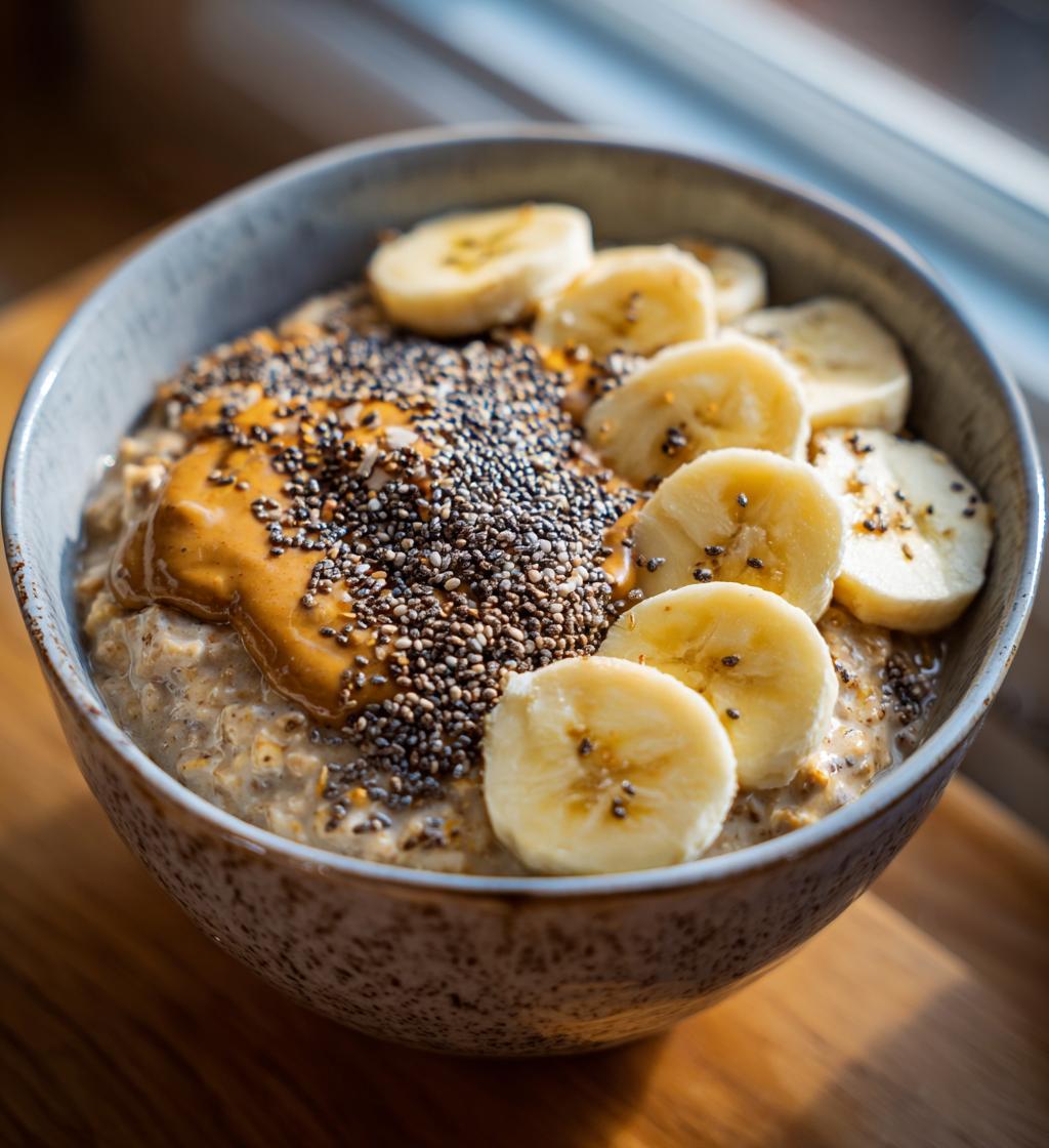 peanut butter overnight oats