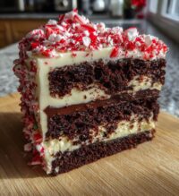 peppermint bark cake