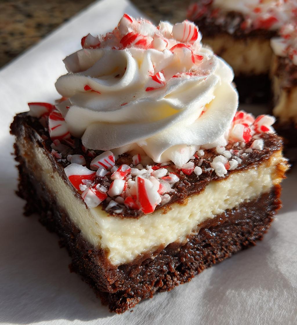 peppermint bark cheesecake