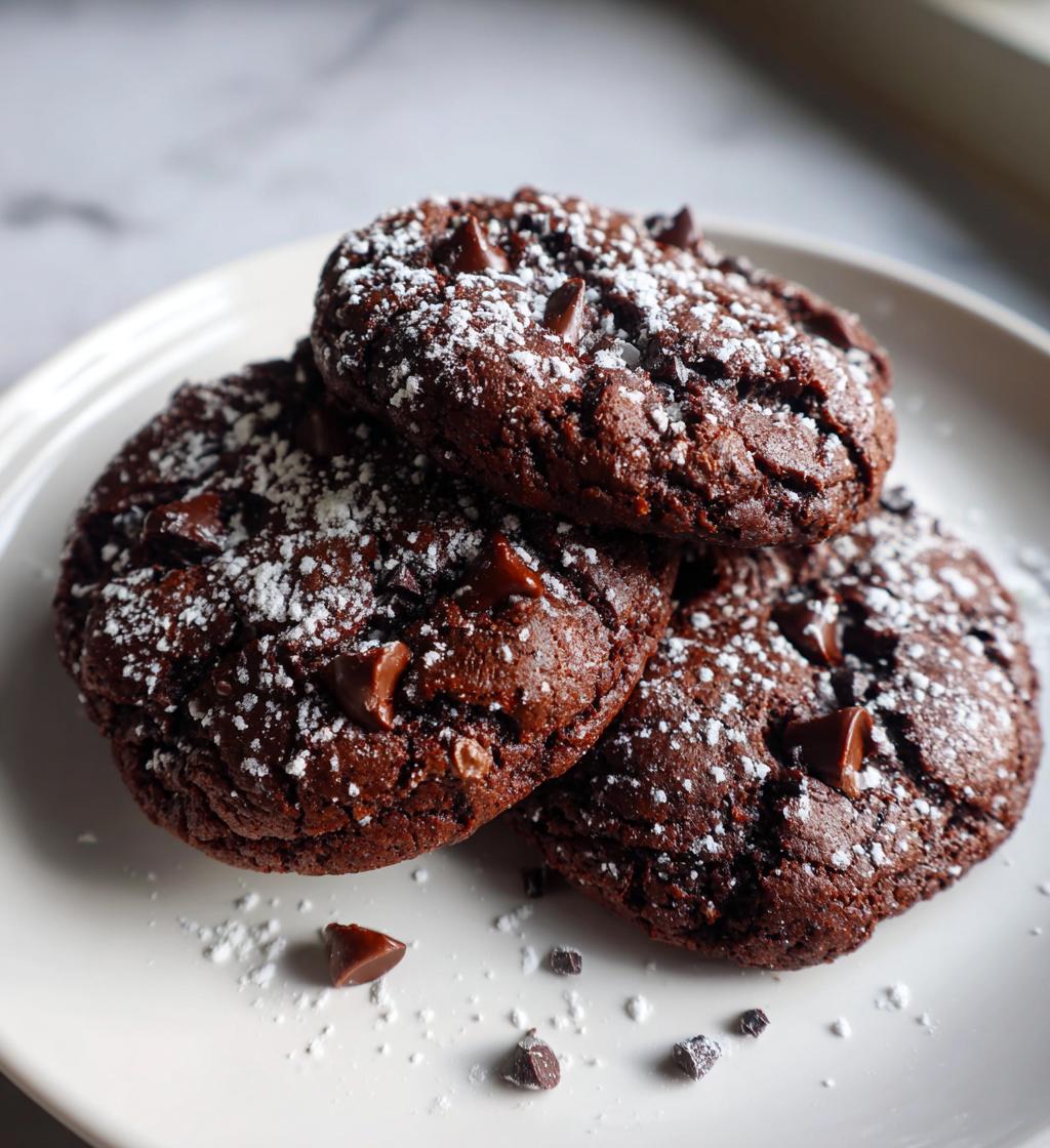 peppermint brownie cookies