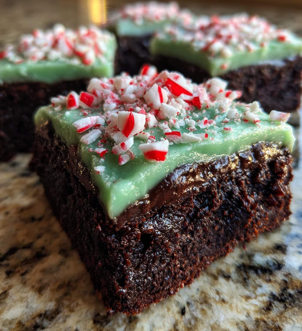 peppermint brownie