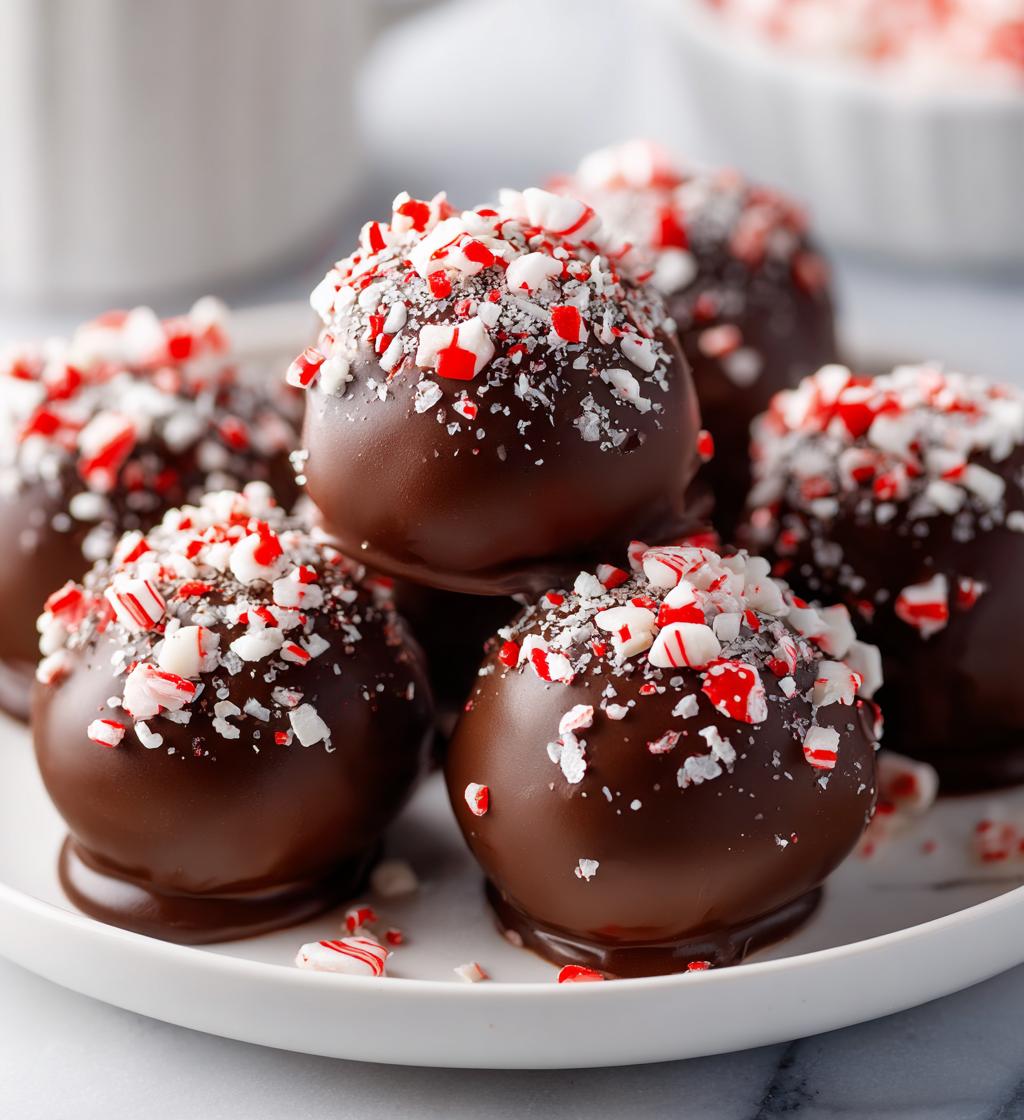 peppermint cake pops