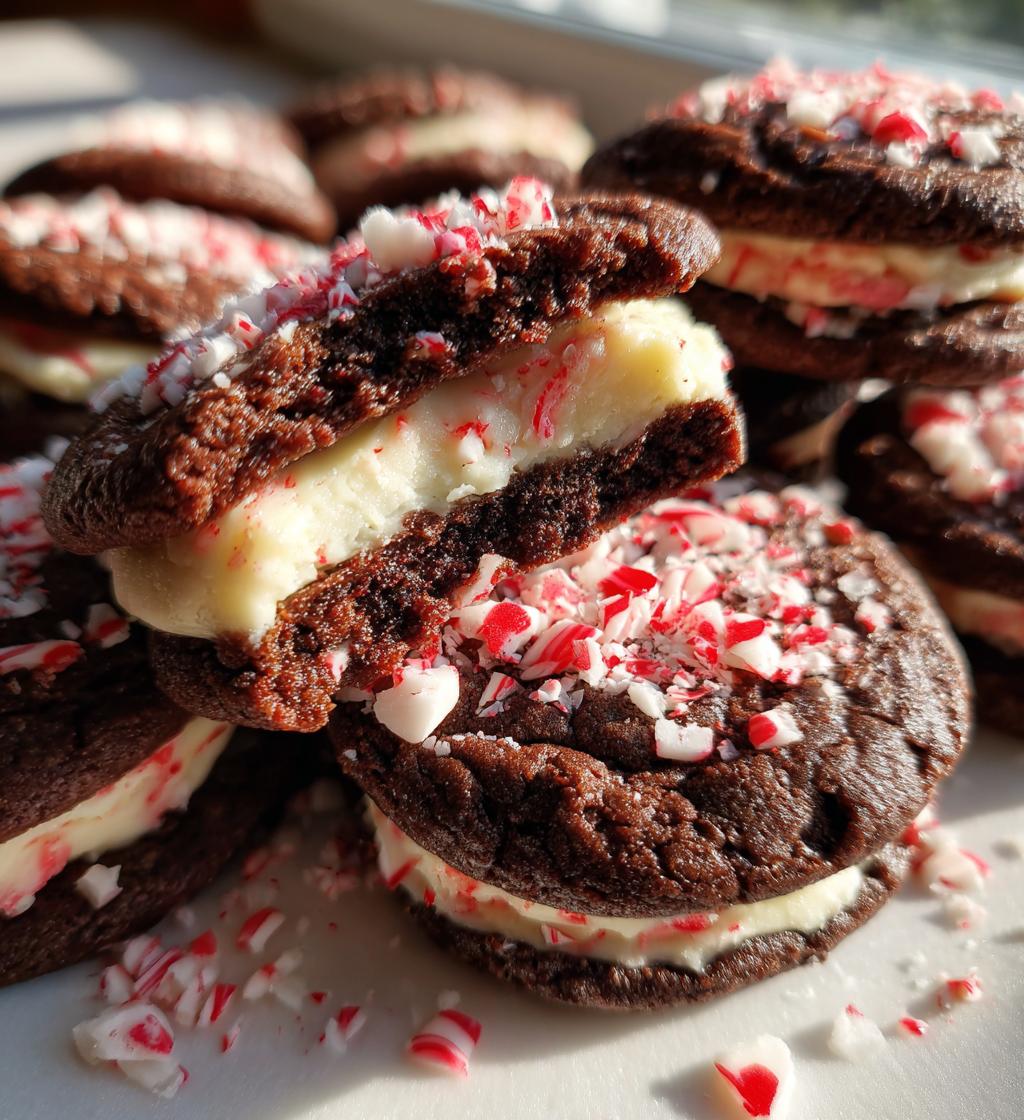 peppermint cheesecake cookies