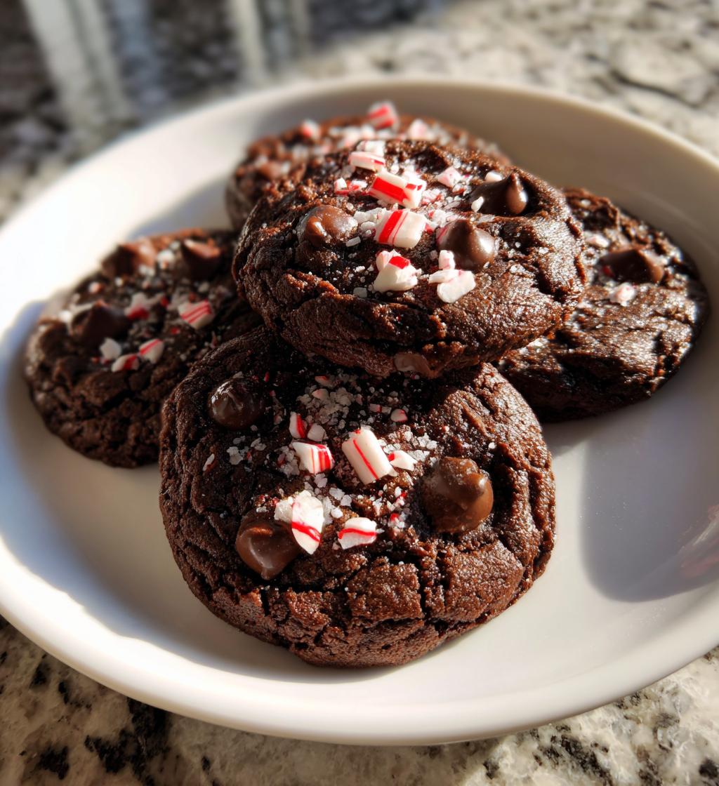 peppermint chocolate cookies