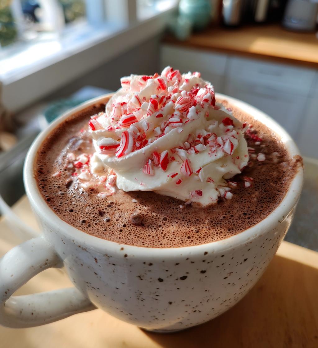 peppermint hot chocolate