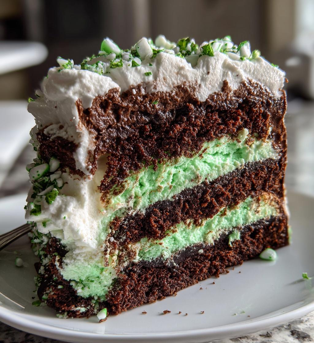 peppermint ice cream cake