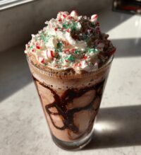 peppermint milkshake