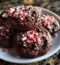 peppermint mocha cookies