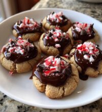 peppermint thumbprint cookies