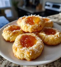 pineapple thumbprint cookies
