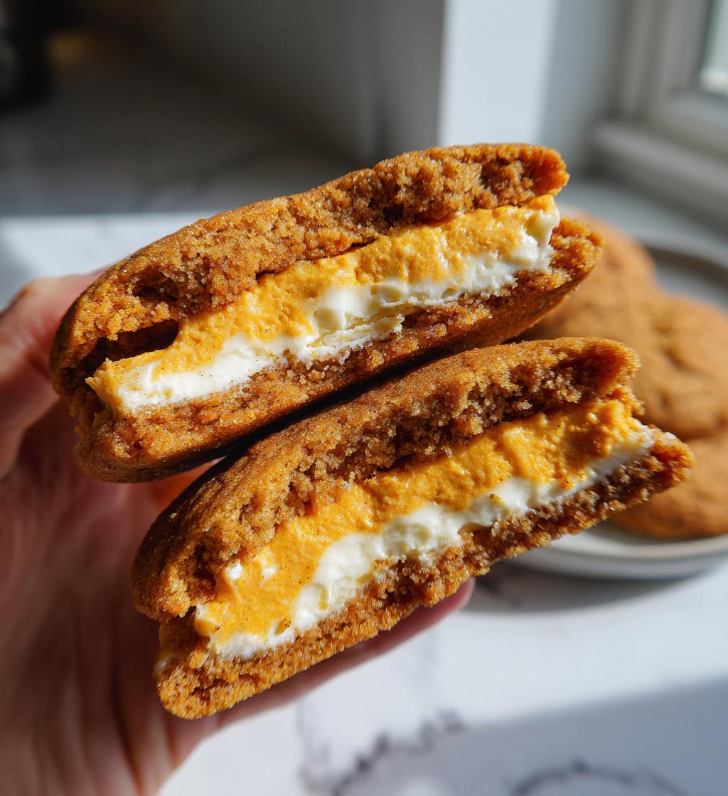 pumpkin cheesecake snickerdoodle cookies