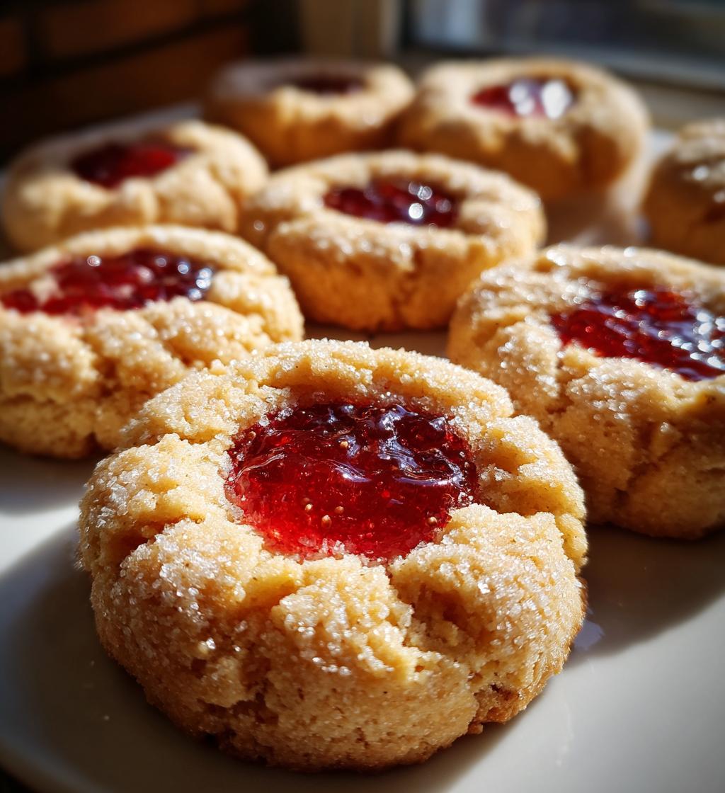 rasberry thumbprint cookies