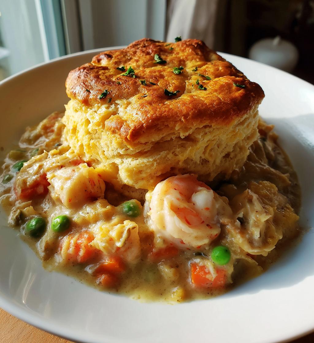 red lobster biscuit pot pie