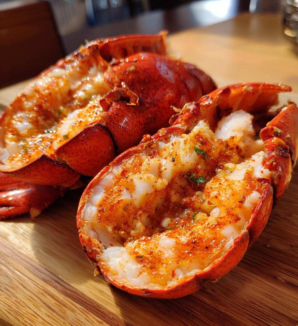 roasted lobster