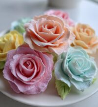 royal icing roses